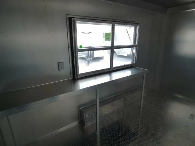 SLE Concessions Concession Trailer 8.5 X14 White - Event Catering And Vending - Image 2