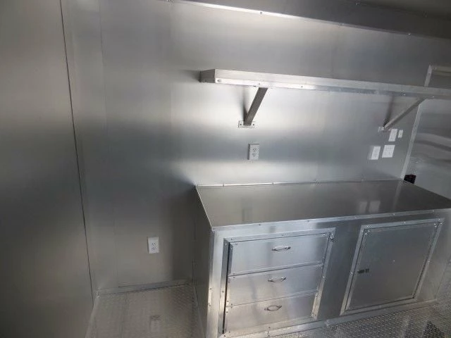 SLE Concessions Concession Trailer 8.5 X14 White - Event Catering And Vending - Image 6