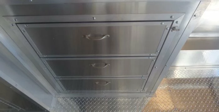 SLE Concessions 8.5' X 16' Concession Trailer Red Catering Event - Image 2