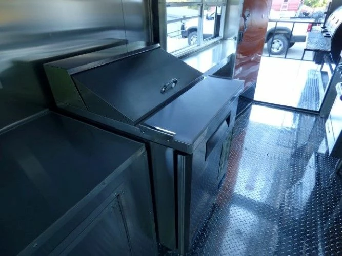 SLE Concessions 8.5' X 30' Concession Food Trailer Orange With Appliances - Image 2