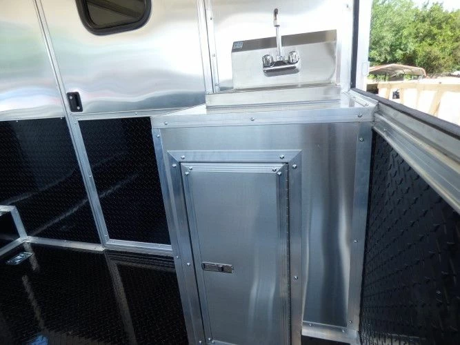 SLE Concessions 8.5' X 20' Concession Food Trailer Black Catering Event - Image 5