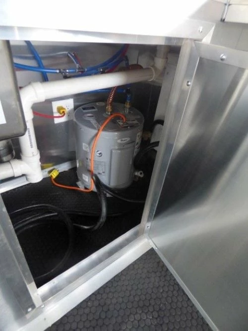 SLE Concessions 8.5' X 26' Concession Food Trailer Red With Appliances - Image 5