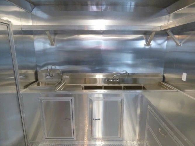 SLE Concessions 8.5' X 28' Concession Trailer White With Appliances - Image 6