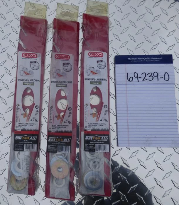 Oregon Parts Oregon 69-239-0 Universal Set Of 3 Lawn Mower Blades