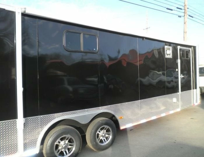 SLE Enclosed Trailers Enclosed Trailer 8.5'x28' Black - Car Equipment Hauler Storage - Image 4