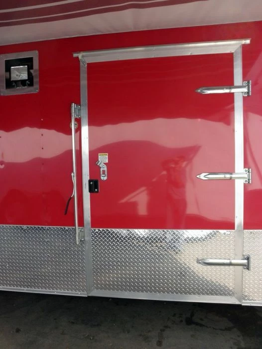 SLE Enclosed Trailers Enclosed Trailer 8.5'x24' Red - ATV Car Bike Equipment Hauler Storage - Image 3