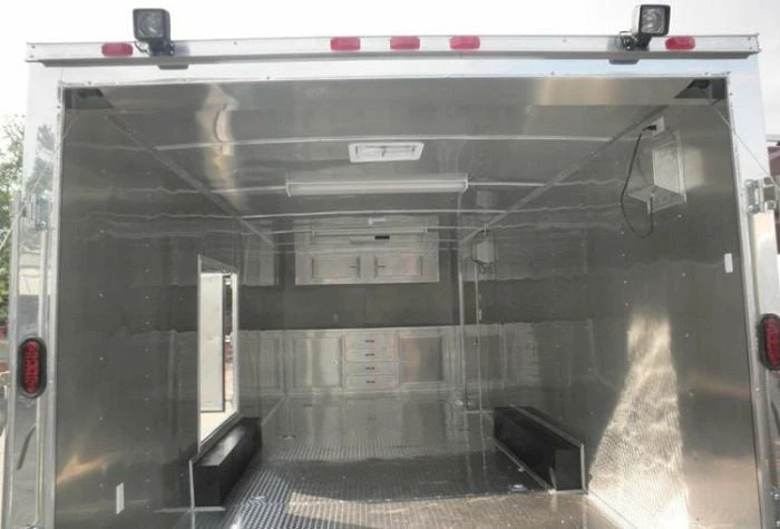 SLE Enclosed Trailers Enclosed Trailer 8.5'x24' Red - ATV Car Bike Equipment Hauler Storage - Image 5