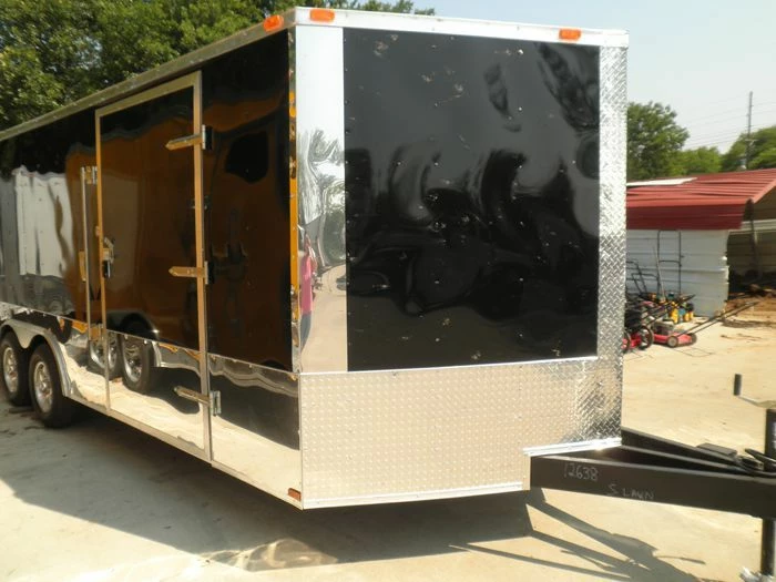 SLE Enclosed Trailers Enclosed Trailer 8.5'x20' Black - Car Equipment Hauler Storage - Image 3