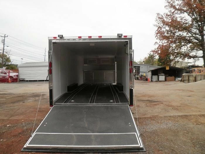 SLE Enclosed Trailers Enclosed Trailer 8.5'x26' Beige - Dual 5200 Lb Axles Brakes Storage - Image 4