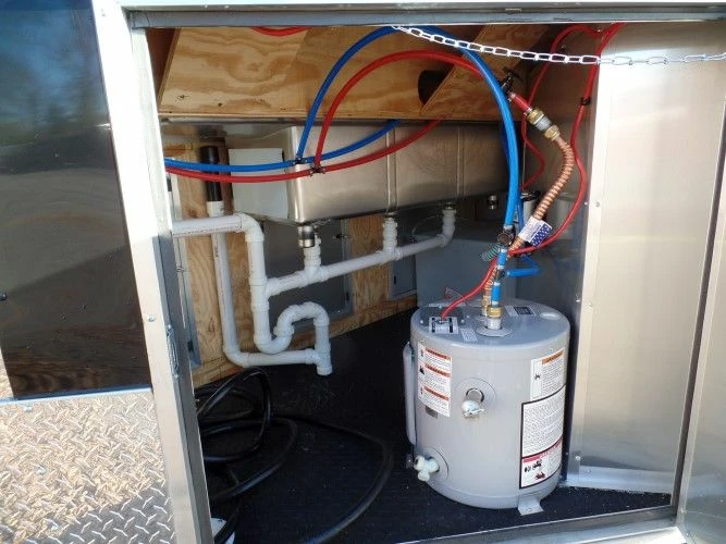 SLE Concessions 8.5' X 20' Black Concession Food Event Catering Trailer - Image 2