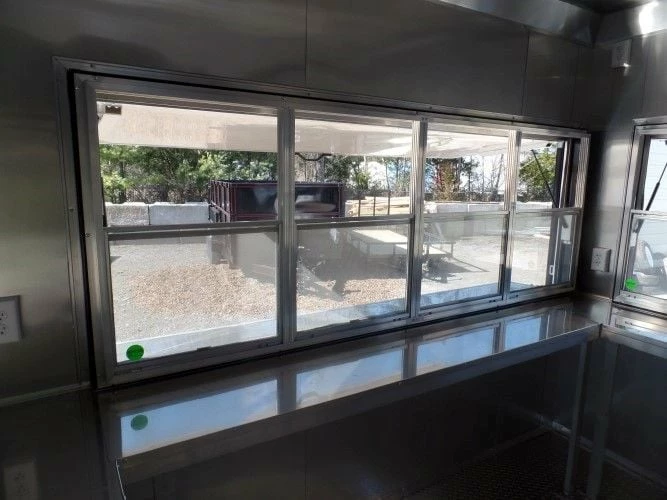 SLE Concessions 8.5' X 26' Concession Food Trailer Red Event Catering - Image 2