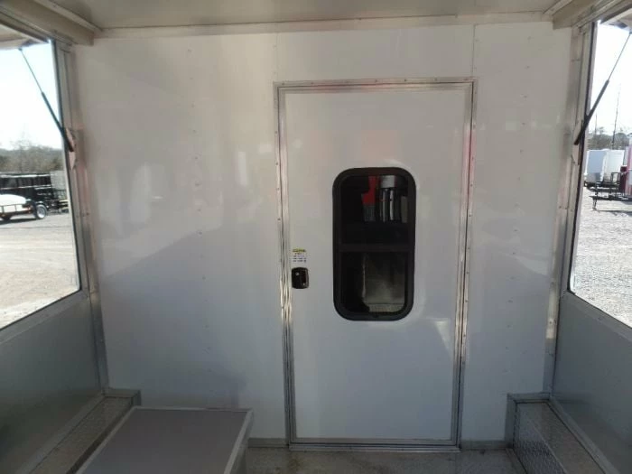 SLE Concessions 8.5' X 20' Concession Food Trailer White BBQ Event Catering - Image 2