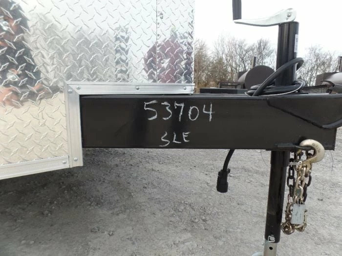 SLE Enclosed Trailers Enclosed 8.5x28 Med. Charcoal Equipment Trailer Storage - Image 4