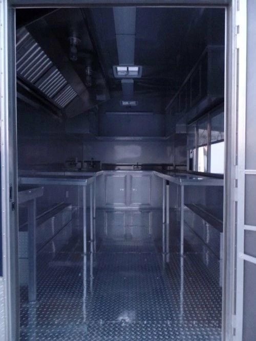 SLE Concessions 8.5' X 18' Concession Trailer White Food Event Catering Trailer - Image 6