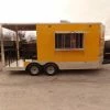 SLE Concessions 8.5' X 17' BBQ Concession Food Porch Style Trailer