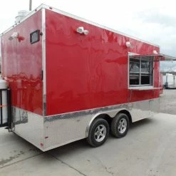 SLE Concessions 8.5' X 16' Concession Food Trailer With Appliances
