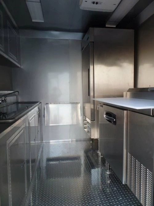 SLE Concessions 8.5' X 16' Concession Food Trailer White Pizza Event Catering - Image 6