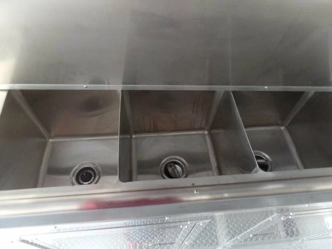 SLE Concessions 8.5' X 16' Concession Food Trailer White Pizza Event Catering - Image 5