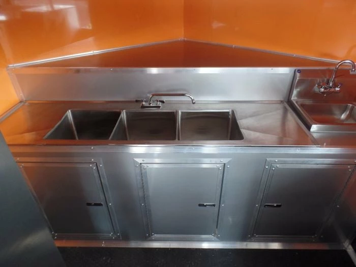 SLE Concessions 8.5' X 14' Concession Trailer Silver Food Event Catering - Image 2