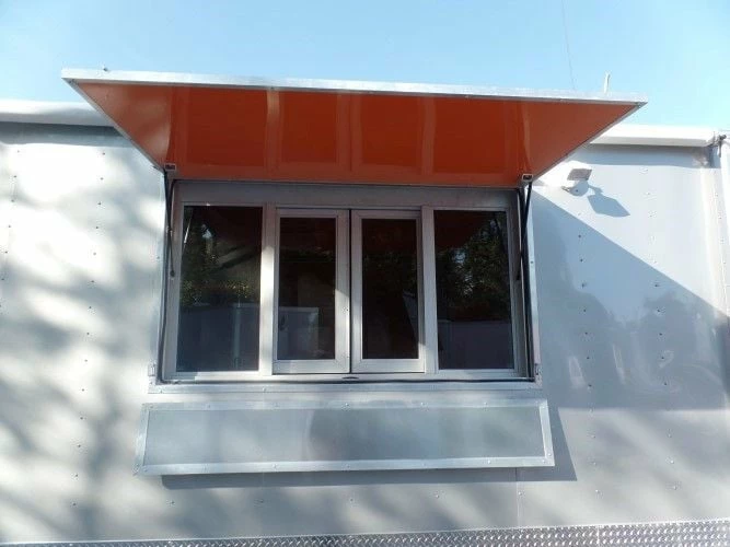 SLE Concessions 8.5' X 47' Concession Food Trailer Silver Frost Event Catering - Image 4