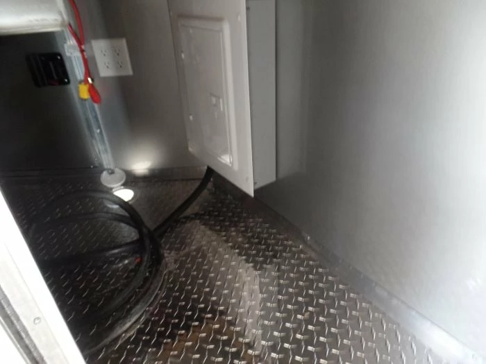 SLE Concessions 8.5' X 28' Concession Food Trailer Red Event Catering - Image 2