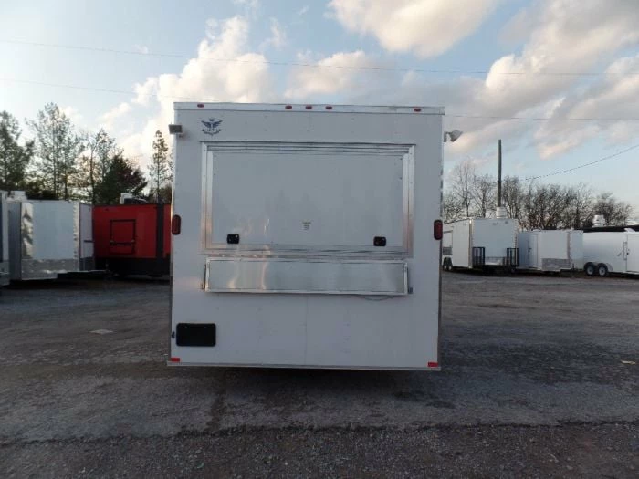 SLE Concessions 8.5' X 18' Concession Food White Catering Event Trailer - Image 5
