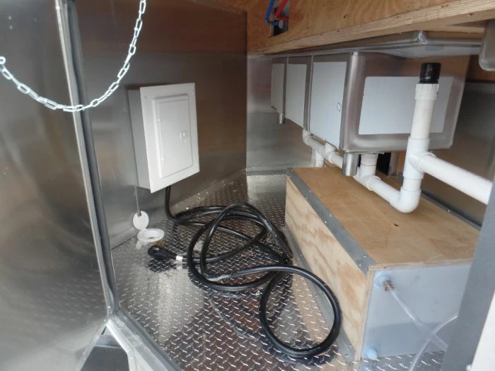 SLE Concessions 8.5' X 18' Concession Food White Catering Event Trailer - Image 6