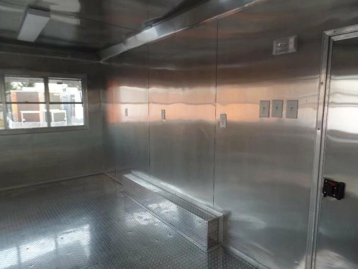 SLE Concessions 8.5' X 18' Concession Food White Catering Event Trailer - Image 4