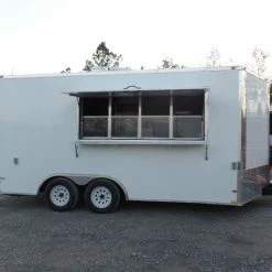 SLE Concessions 8.5' X 16' Concession Food Trailer With Appliances