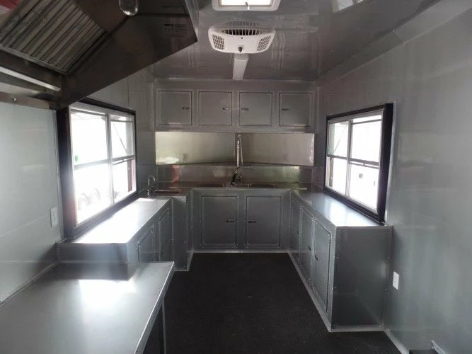 SLE Concessions 8.5' X 22' Concession Food Red Event Catering Trailer - Image 5