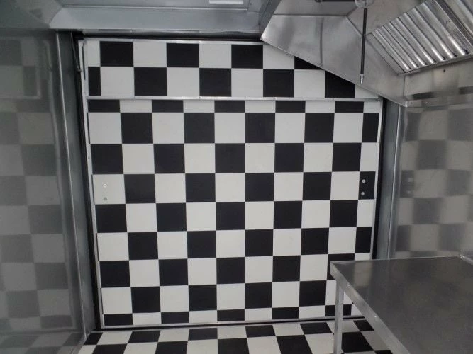 SLE Concessions 8.5' X 24' Concession Food Trailer Orange Event Catering - Image 4