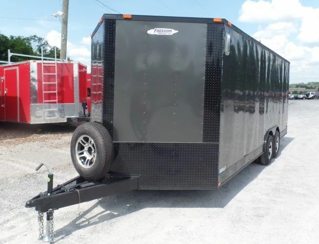 SLE Enclosed Trailers Enclosed Trailer 8.5' X 20' Charcoal Grey Storage - Image 4