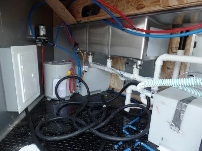 SLE Concessions 8.5' X 18' Black Concession Food Event Catering Trailer - Image 2