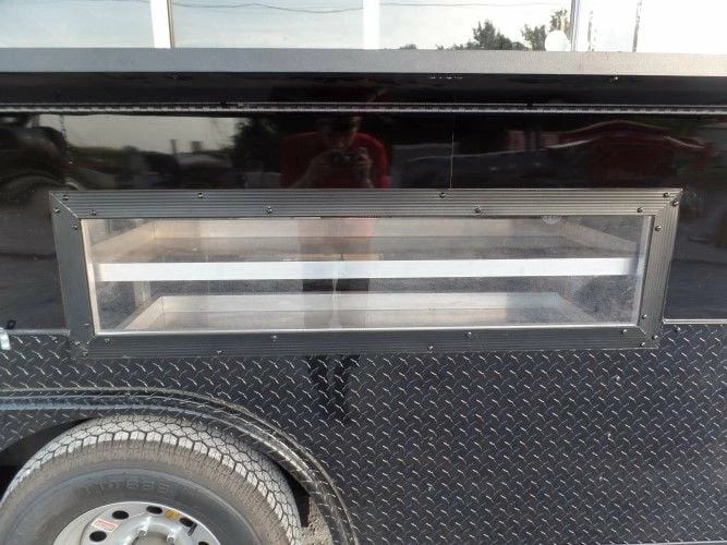 SLE Concessions 8.5' X 18' Black Concession Food Event Catering Trailer - Image 6