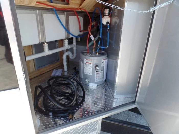 SLE Concessions 8.5' X 24' Black Concession Food Trailer - Image 3