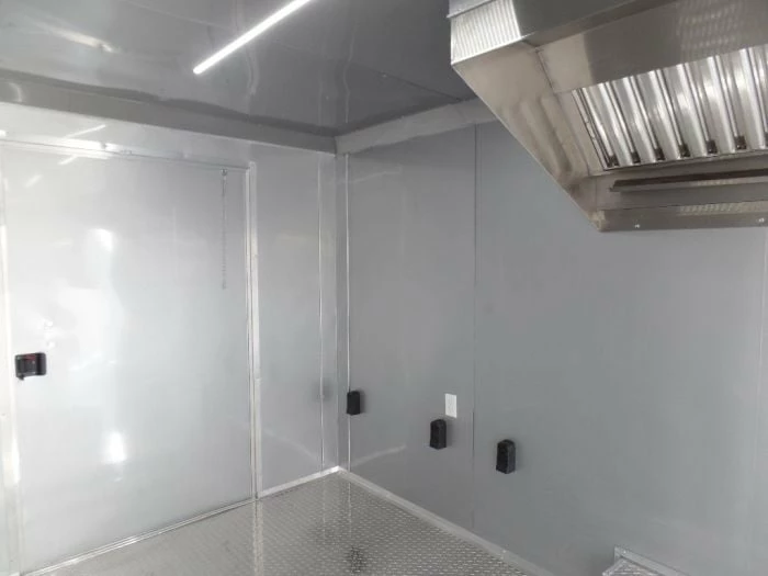 SLE Concessions 8.5' X 24' Black Concession Food Trailer - Image 5