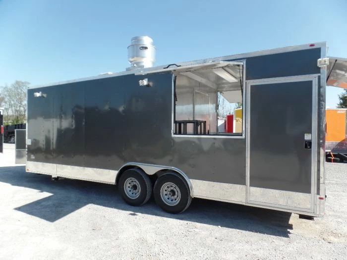 SLE Concessions 8.5' X 24' Concession Food Vending Trailer - Image 4