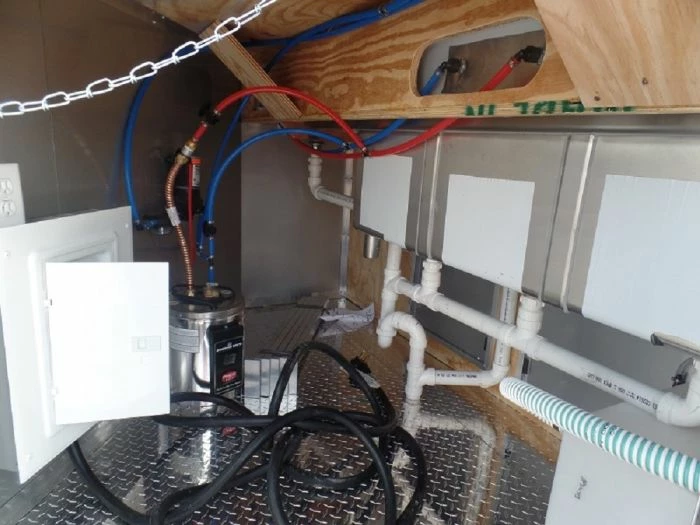 SLE Concessions 8.5' X 22' White Concession Food Trailer BBQ Event Catering - Image 2