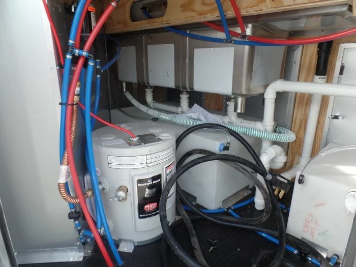 SLE Concessions 8.5' X 26' Concession Food Trailer Black Event Catering - Image 2