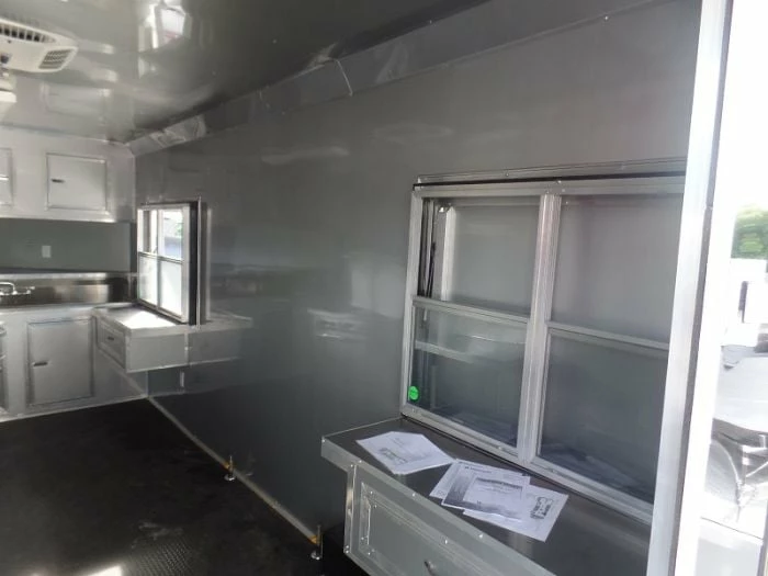SLE Concessions 8.5' X 26' Concession Food Trailer Black Event Catering - Image 6