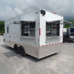 SLE Concessions 8.5' X 18' Concession Food Trailer With Appliances