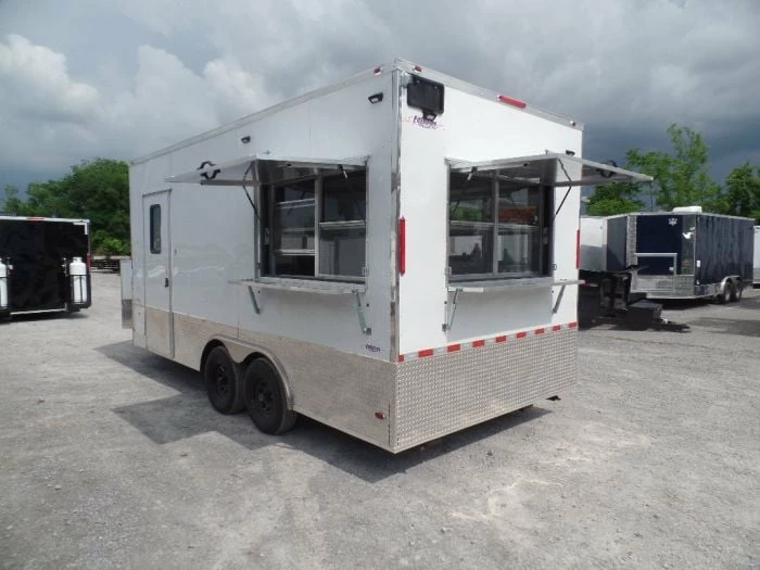 SLE Concessions 8.5' X 18' Concession Food Trailer With Appliances