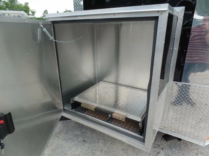 SLE Concessions 8.5' X 30' Concession Black & Orange Food Catering Event Trailer - Image 5