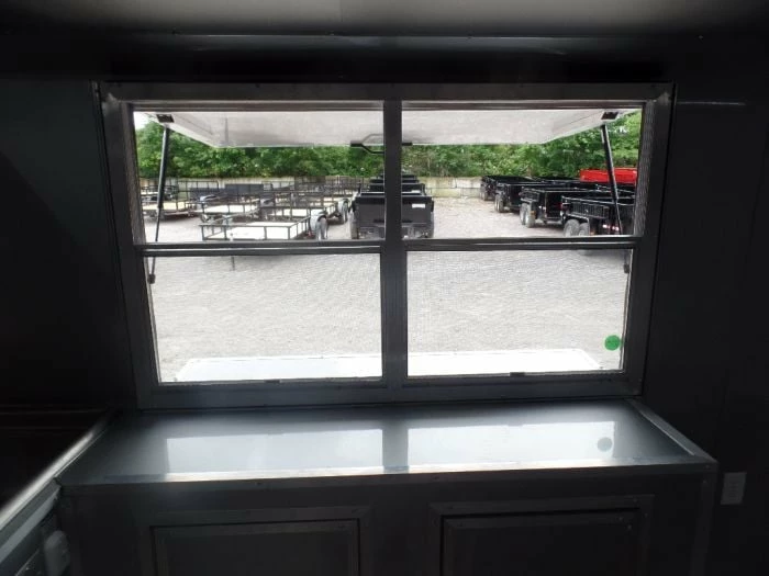 SLE Concessions 8.5' X 20' Porch Style Concession Food Event Trailer - Image 6