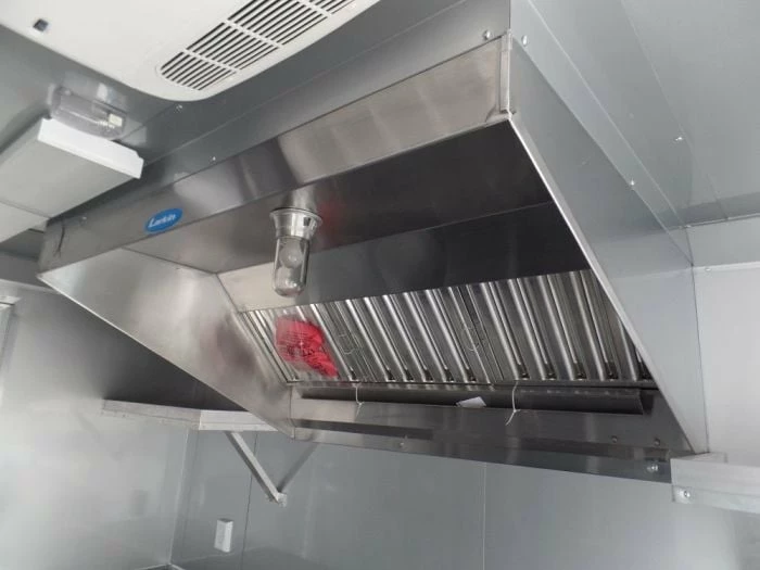 SLE Concessions 8.5' X 30' Concession Food Trailer Charcoal Grey Event Catering - Image 5