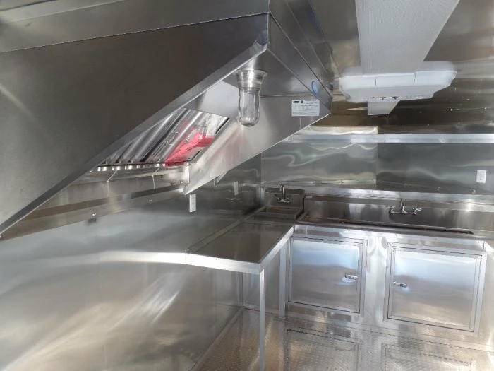 SLE Concessions 8.5' X 20' Black Porch Style Concession Food Trailer - Image 3