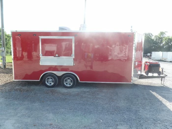 SLE Concessions 8.5' X 18' Pizza Concession Food Trailer With Appliances - Image 2