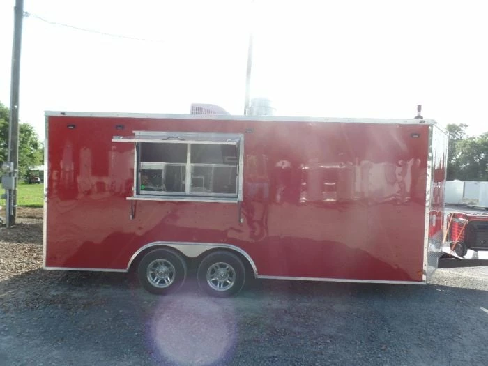 SLE Concessions 8.5' X 18' Pizza Concession Food Trailer With Appliances