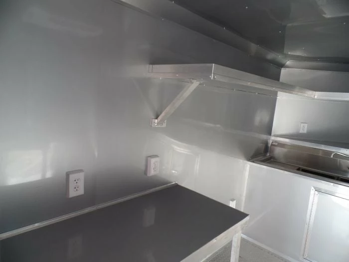 SLE Concessions 8.5' X 20' Concession Food Trailer Black Event Catering - Image 2