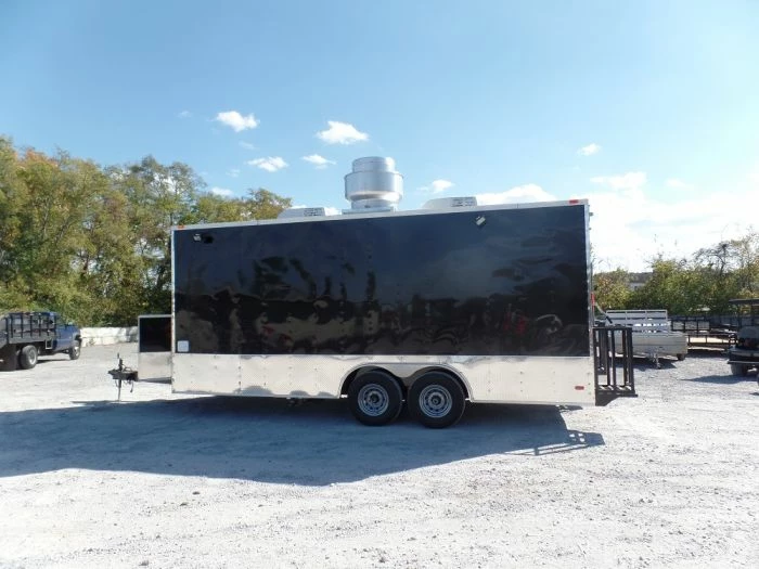 SLE Concessions 8.5' X 20' Concession Trailer Black Food Event Catering - Image 5